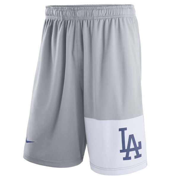 Men's Los Angeles Dodgers Nike Gray Dry Fly Shorts,We sell and wholesale Men's Los Angeles Dodgers Nike Gray Dry Fly Shorts on line form chian!